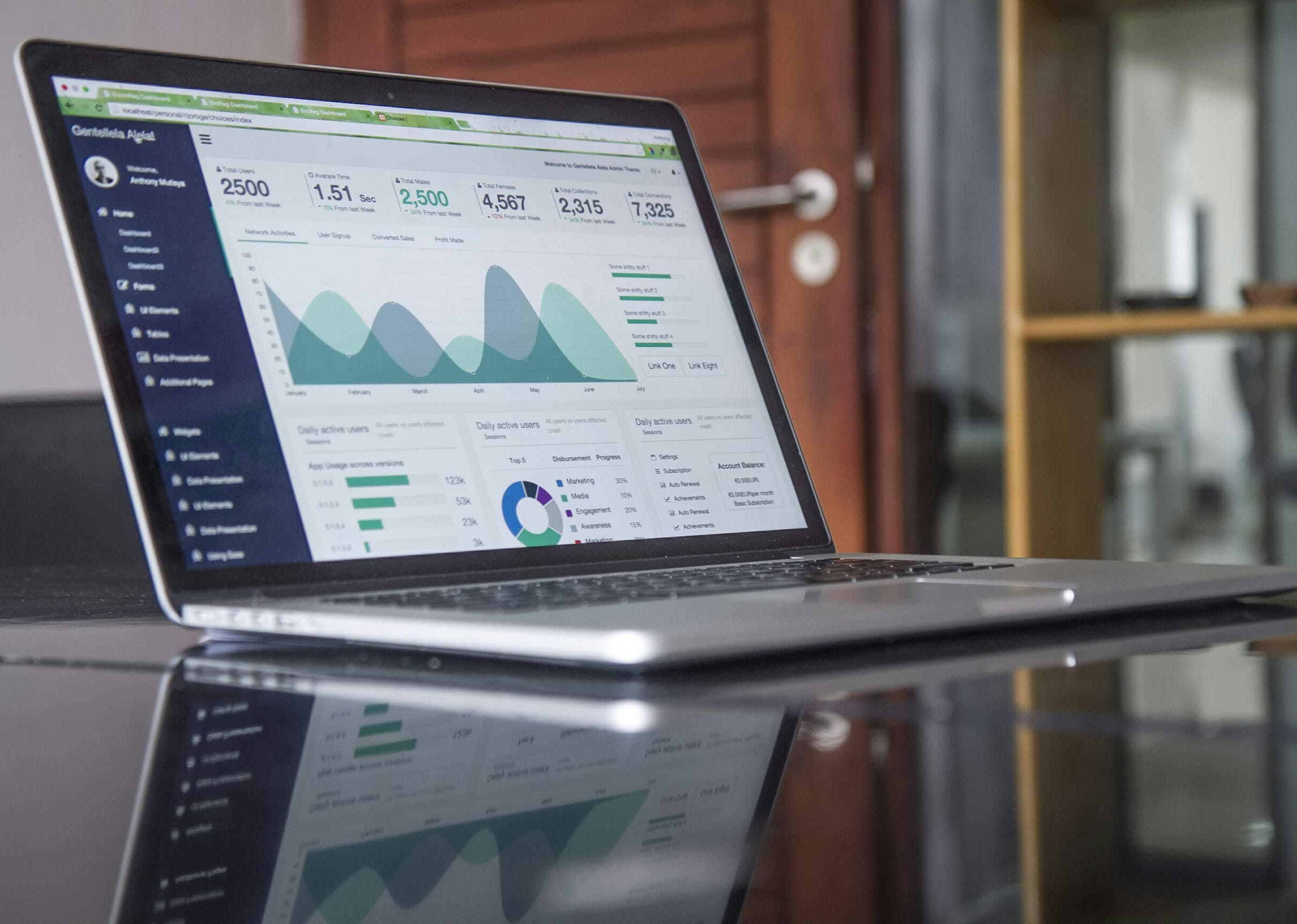 Pennyswift client dashboard preview